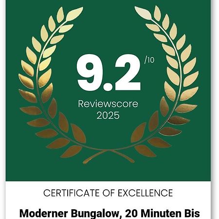 Moderner Bungalow, 20 Minuten Bis Hannover City, 24H Check-In 가르브센 외부 사진